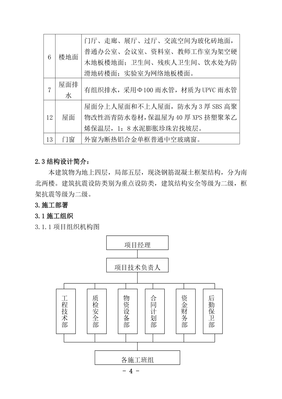 教学综合楼工程施工组织设计.doc_第4页