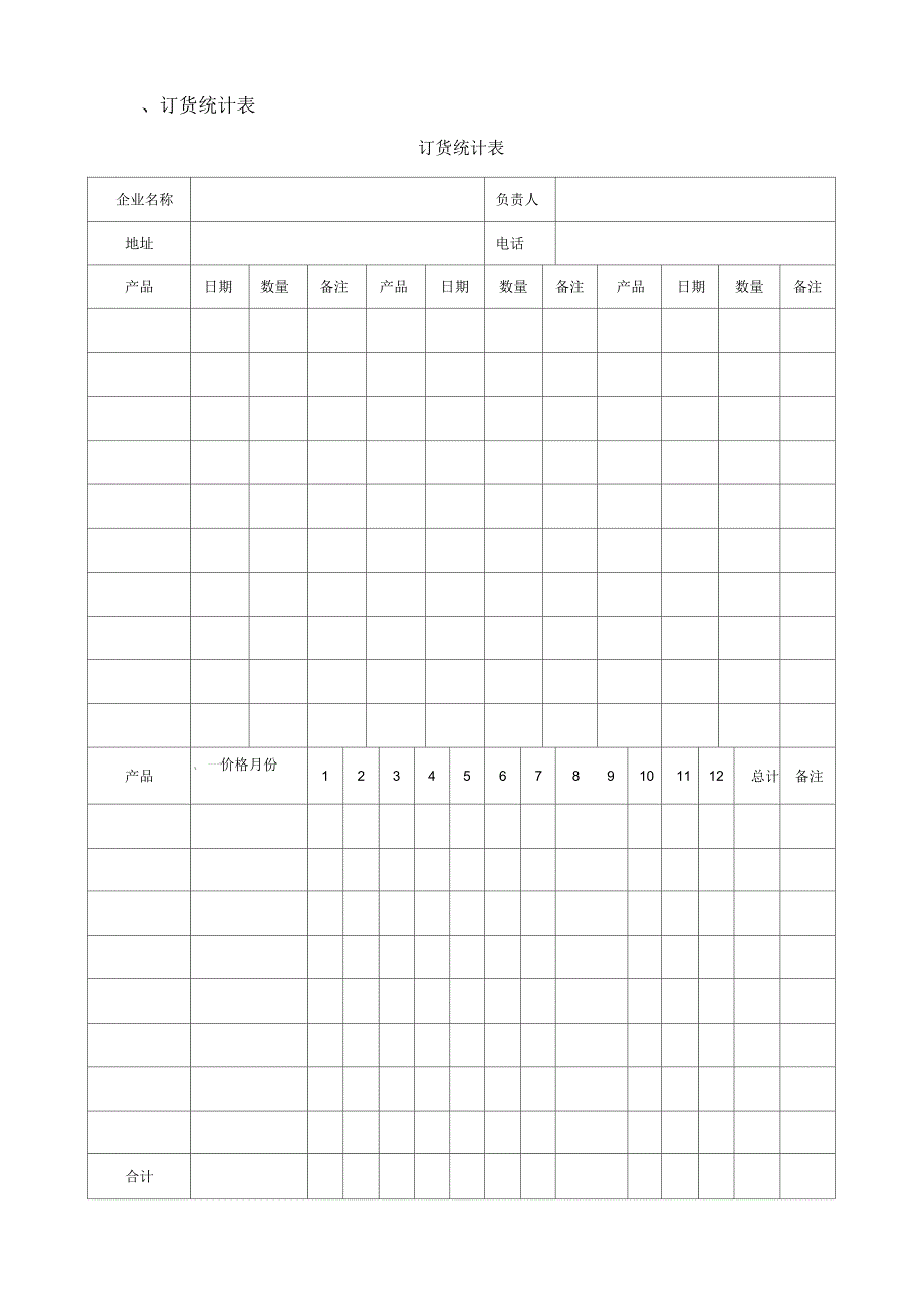 产品销售管理表格_第2页