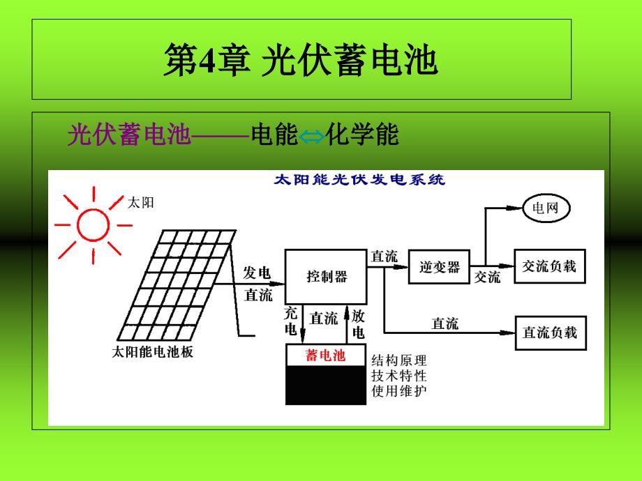 太阳能光伏发电系统原理与应用技术蓄电池_第2页