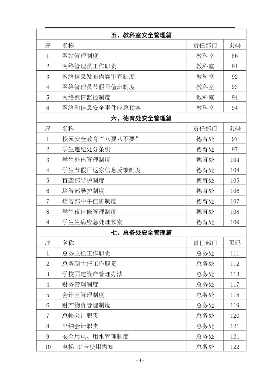 特殊学校安全管理资料汇编_第4页