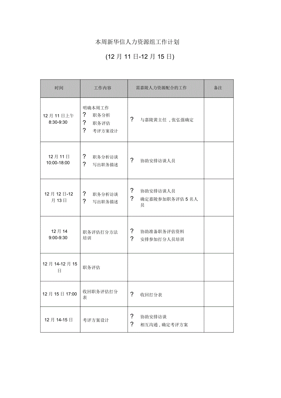 (最新)新华信嘉陵工业工作计划(精品)_第1页