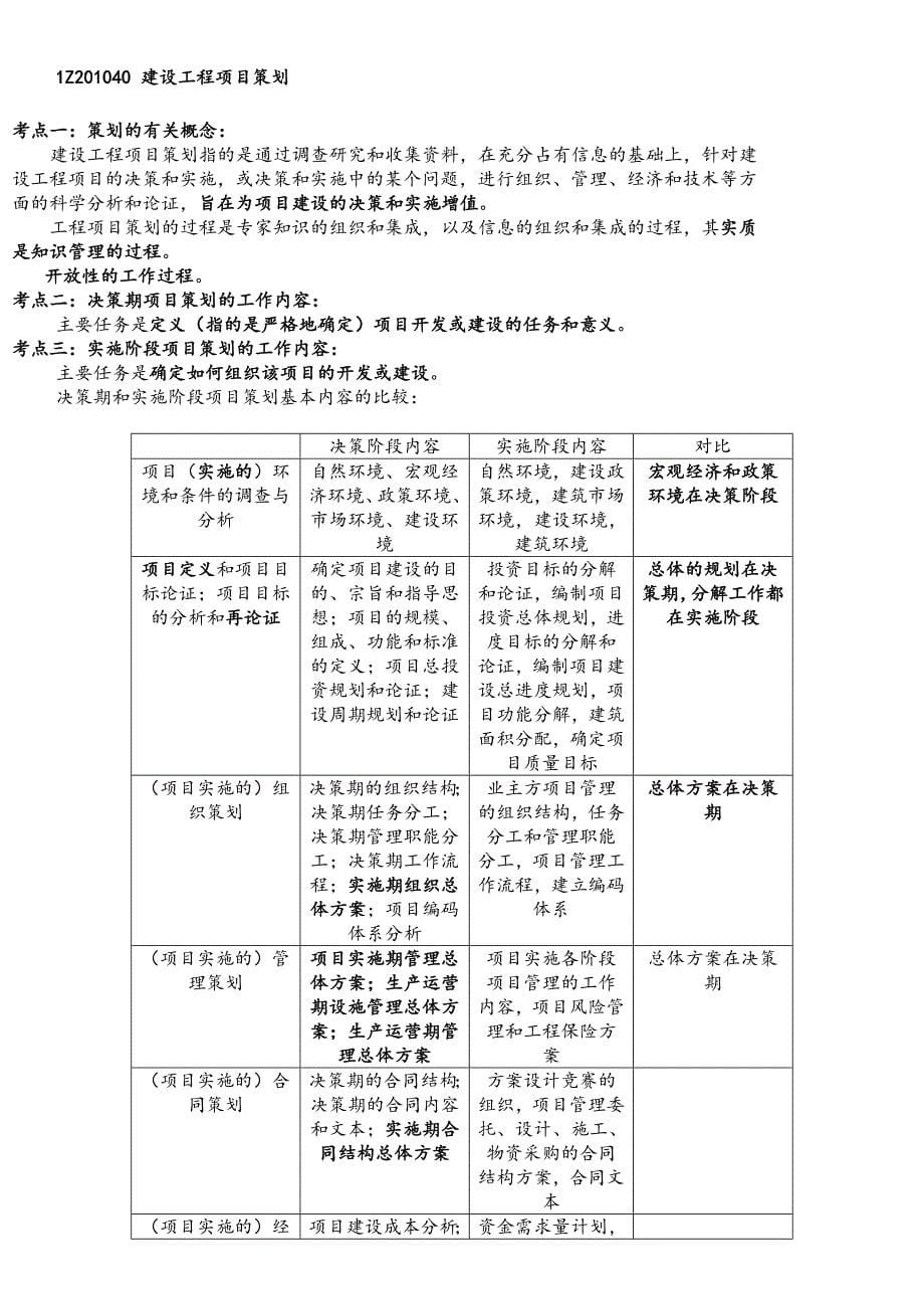 2017一建项目管理笔记重点总结整理_第5页