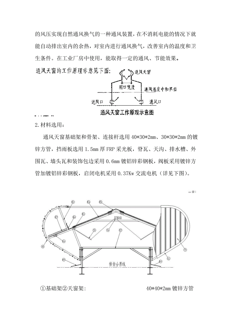 通风天窗施工方案_第4页