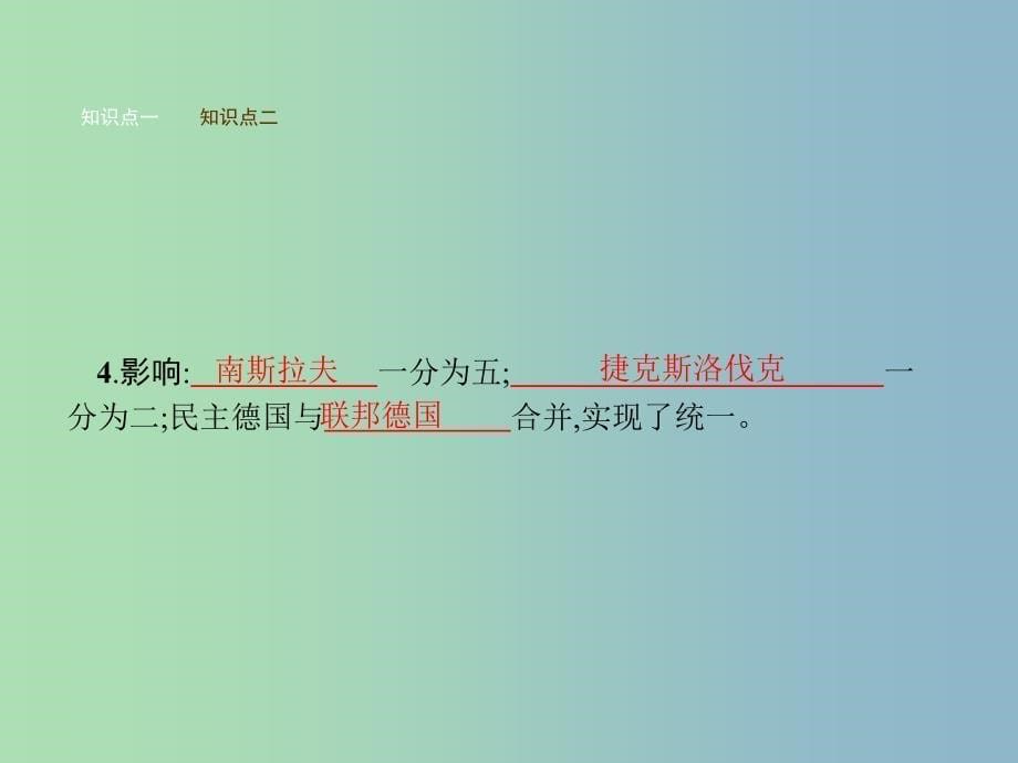 九年级历史下册第五单元社会主义国家的改革与演变11东欧社会主义国家的改革与演变课件新人教版.ppt_第5页