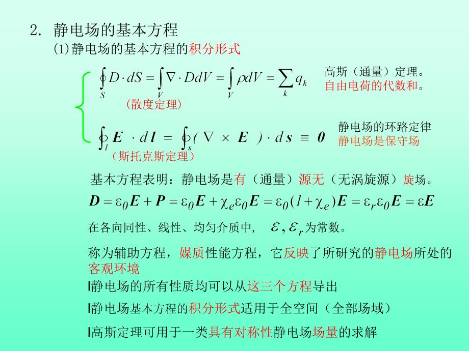 工程电磁场第二章静电场小结PPT课件_第4页