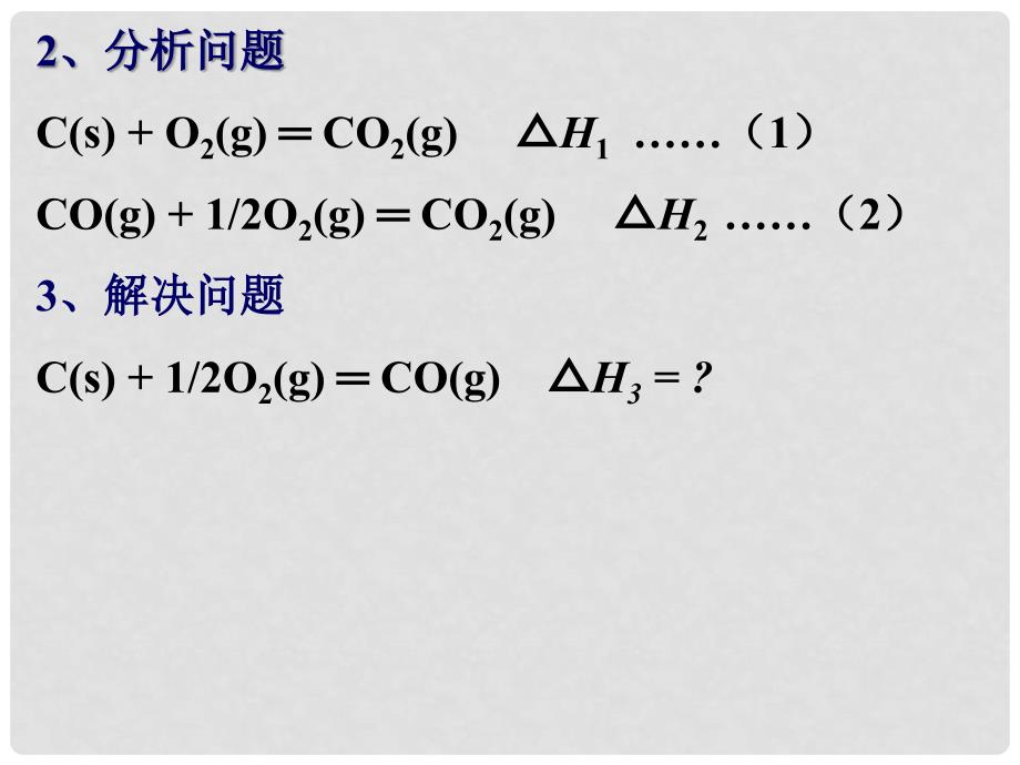 高中化学：第一章化学反应与能量课件(共12套)人教版选修44.2盖斯定律复习课ppt1_第2页