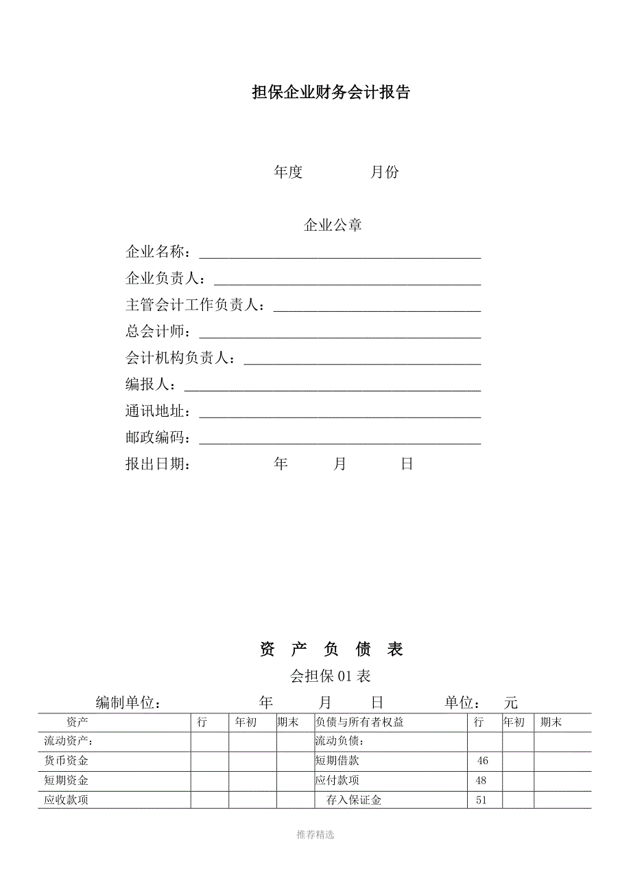 担保有限公司会计核算暂行办法_第4页