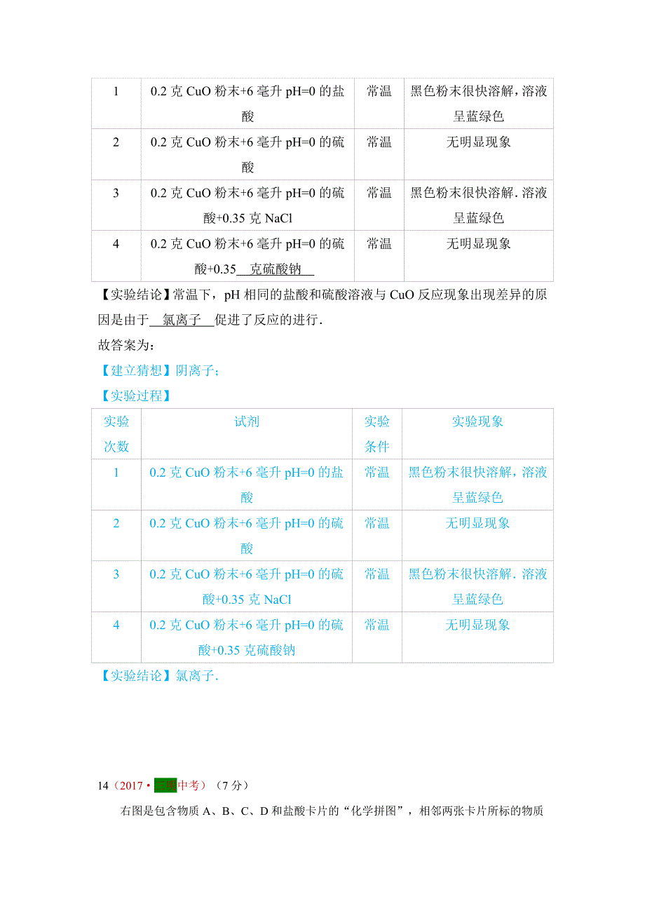 初三人教版九年级化学下册4真题汇编试题分类解析汇编10酸和碱的化学性质_第3页