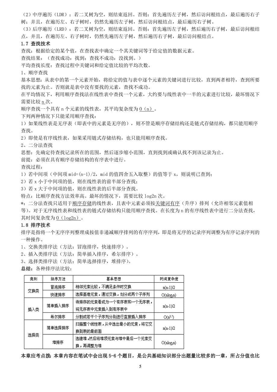 计算机二级公共基础知识（精品）_第5页