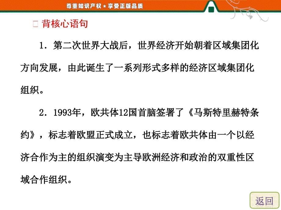 高一历史人民版必修2：专题八二当今世界经济区域集团化的发展_第5页