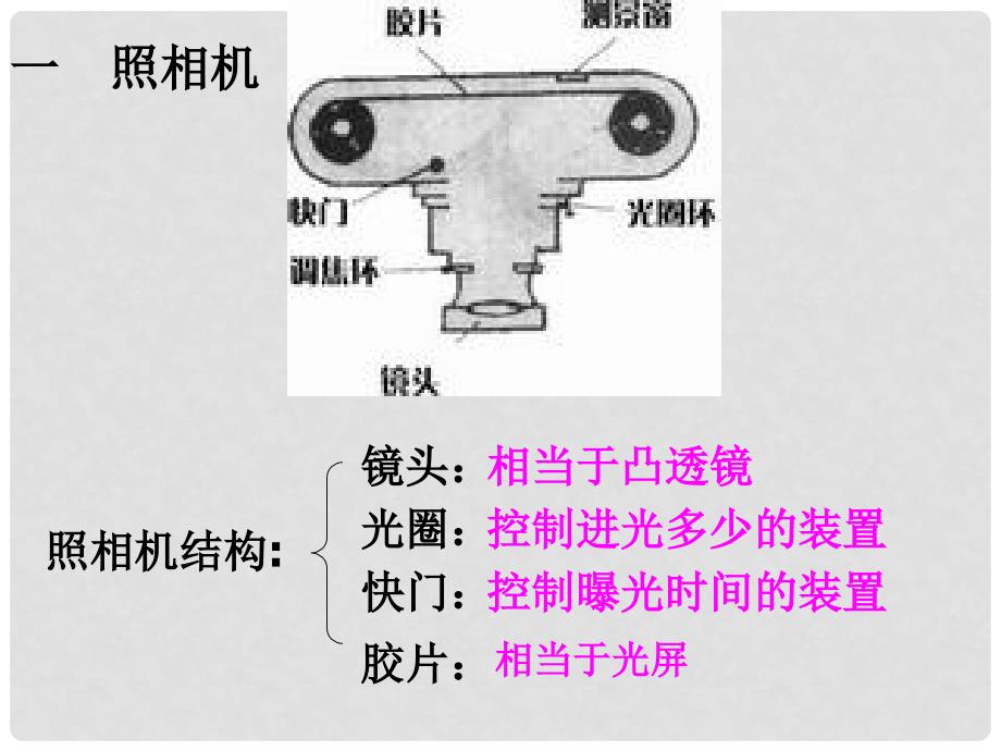 八年级物理上册 4.4《照相机与眼球 视力的矫正》课件 （新版）苏科版_第4页