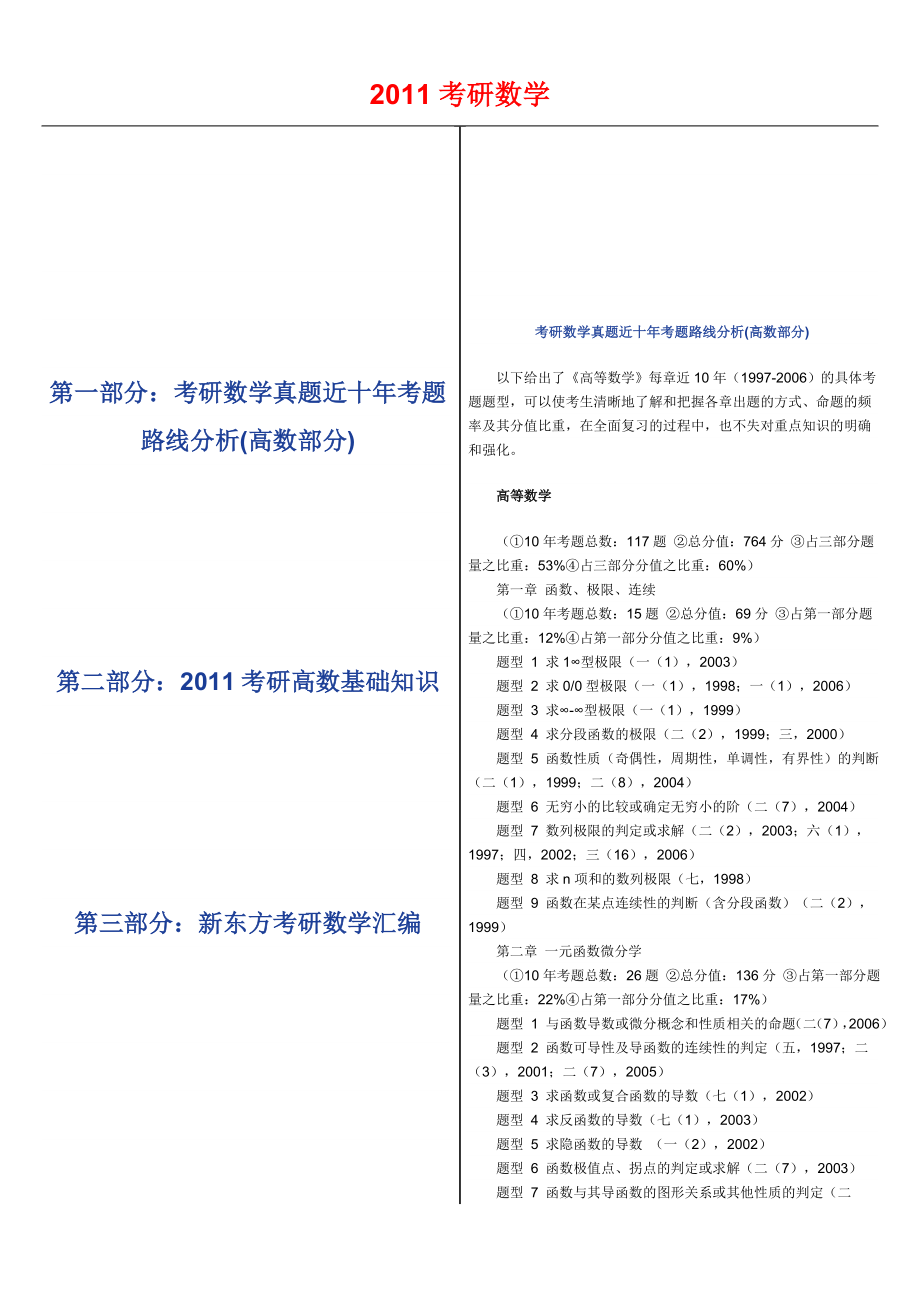 考研数学汇编_第1页