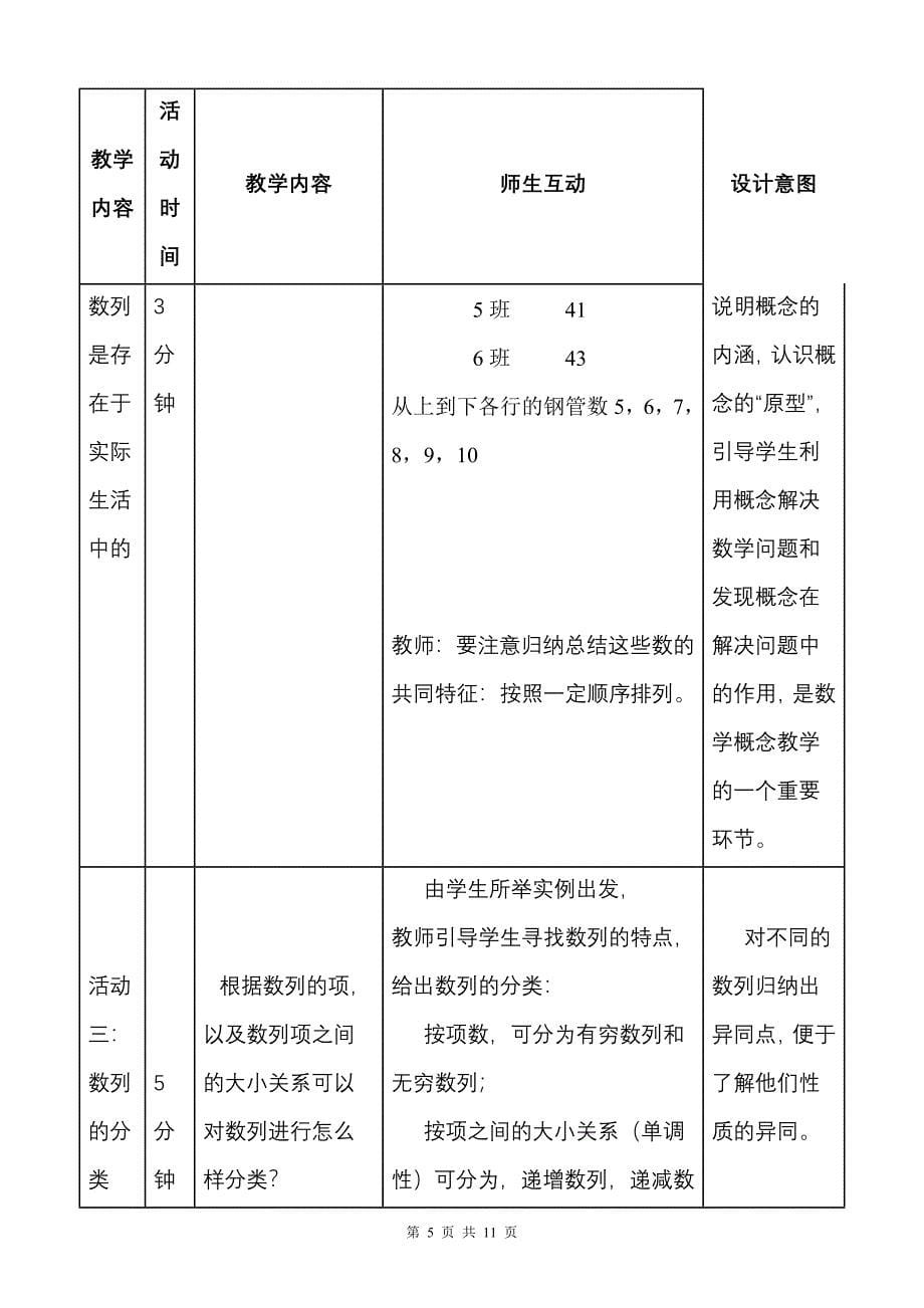 《数列的概念与简单表示法》优质课比赛教案_第5页