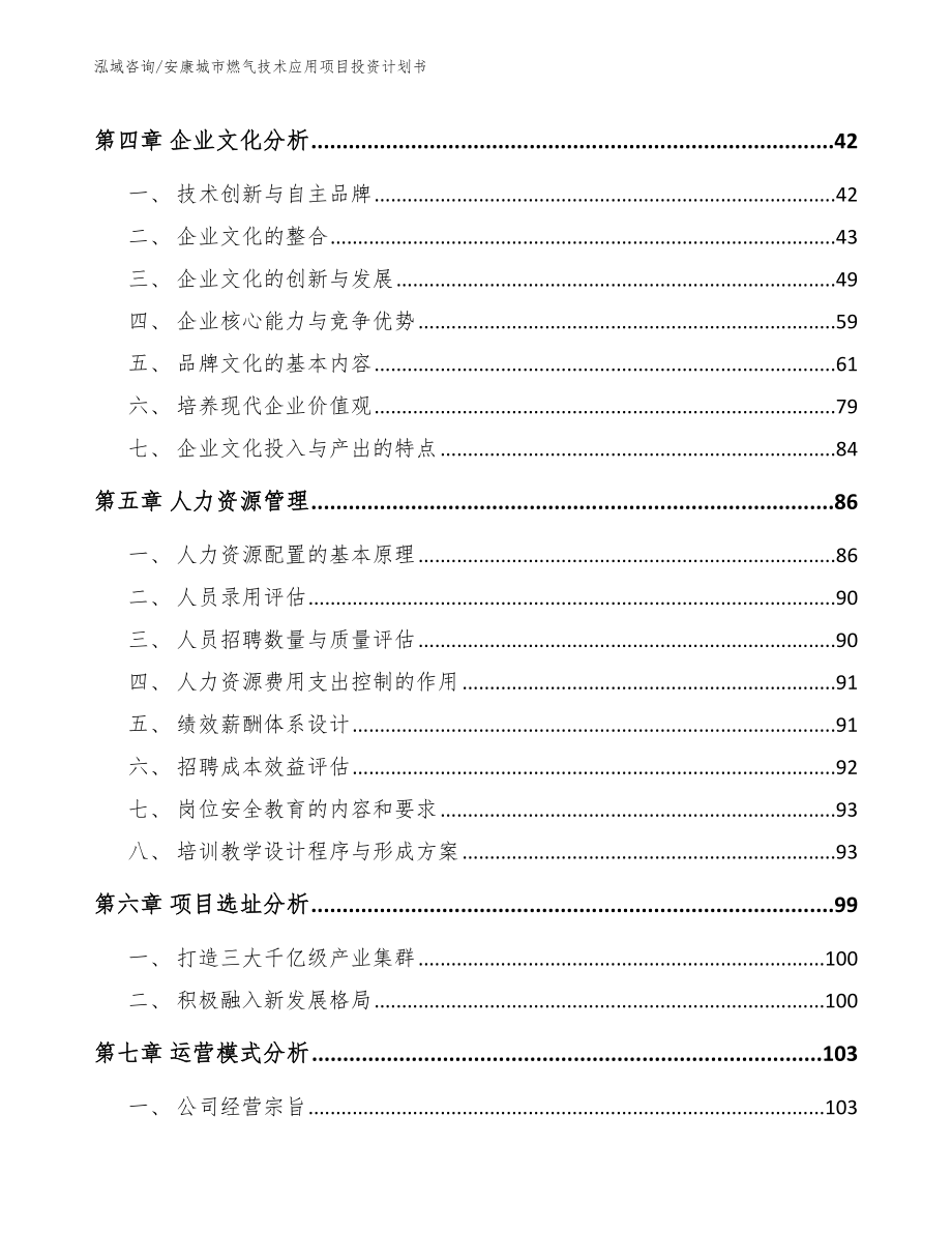 安康城市燃气技术应用项目投资计划书范文_第3页