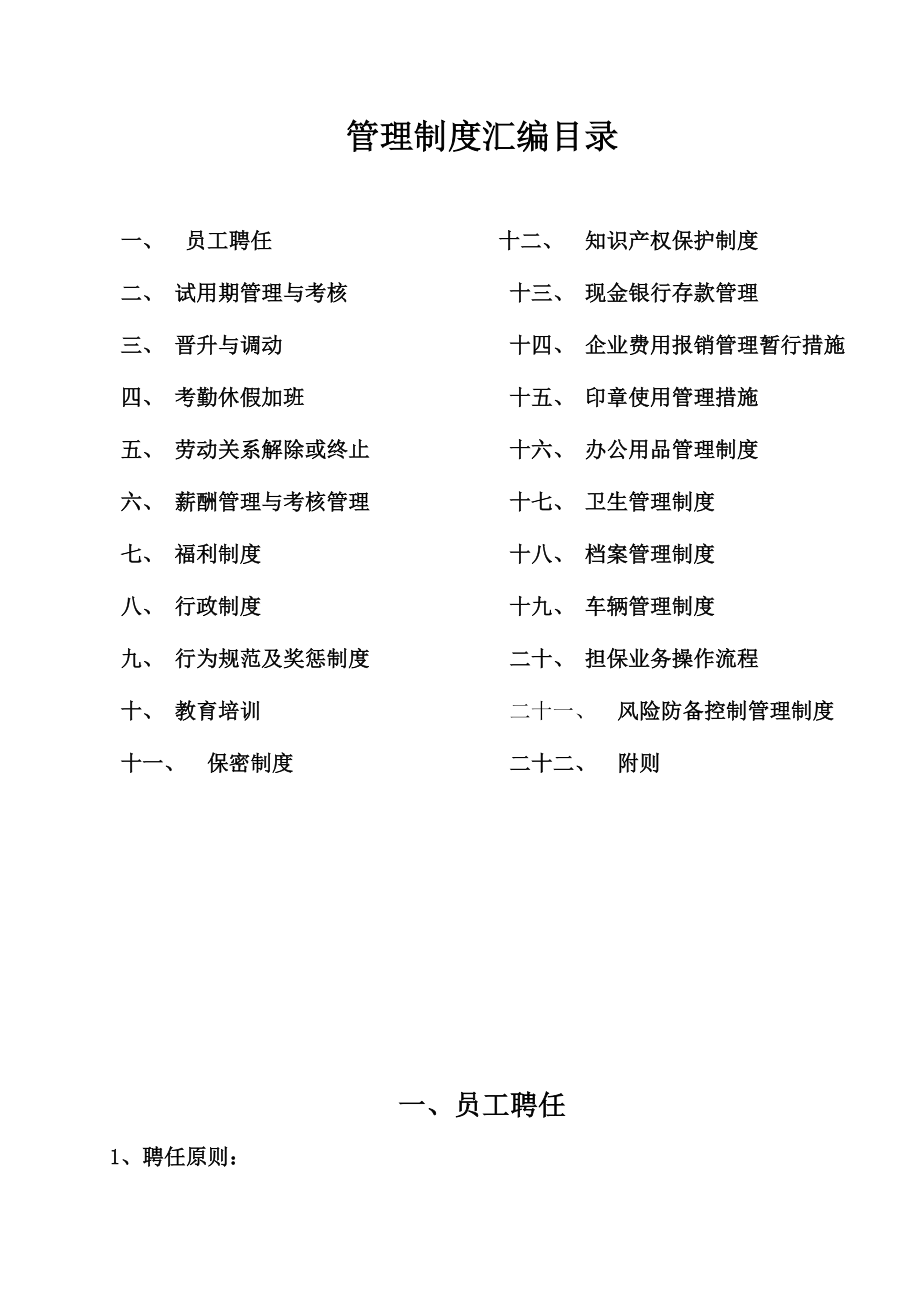 六盘水盛源祥融资担保有限公司制度总则.doc_第2页