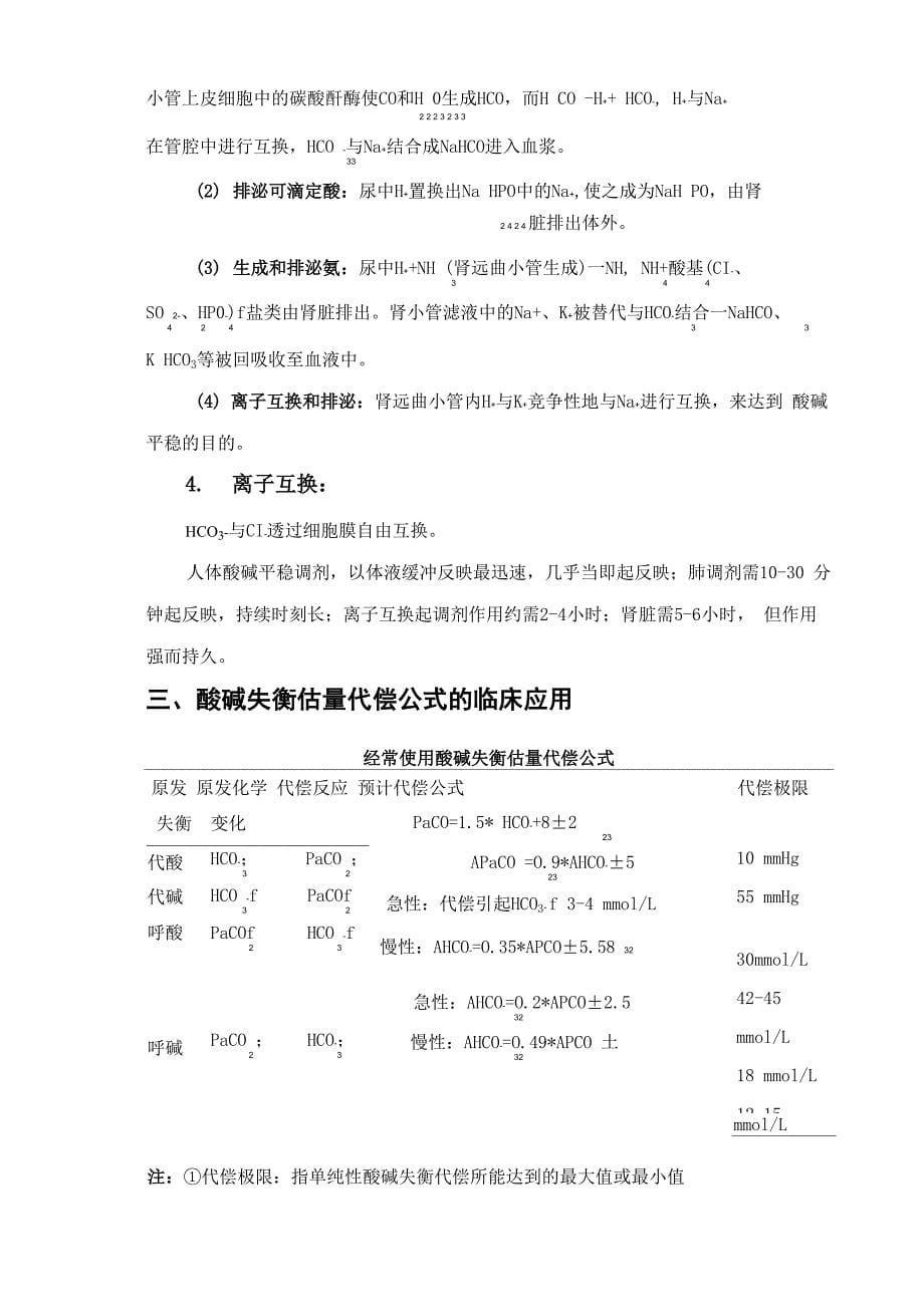 各类酸碱失衡的类型及分析步骤(免费)_第5页