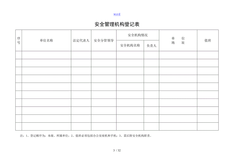 学校安全系统台账样本_第3页