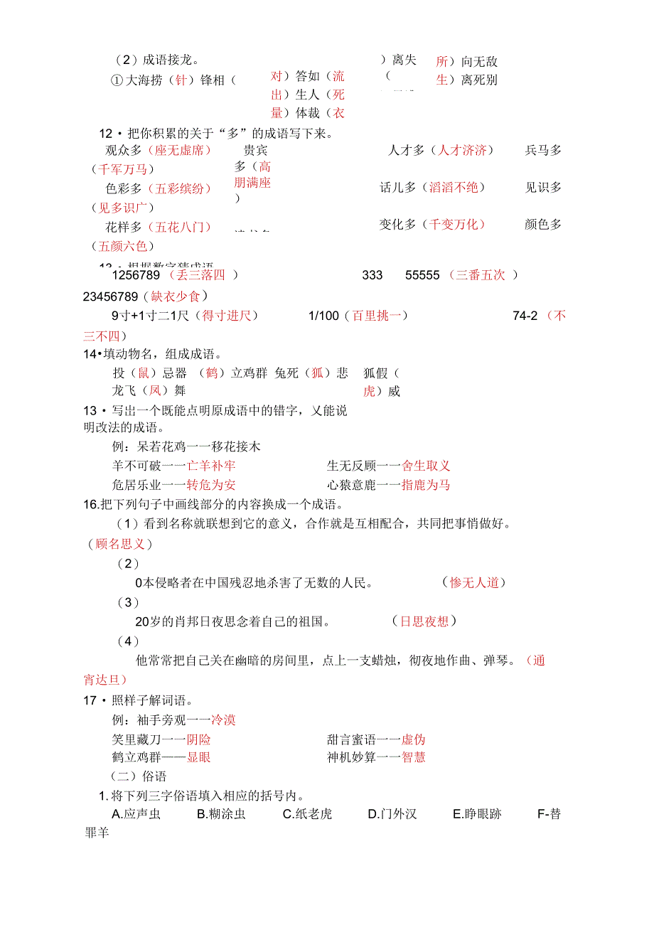 第4讲成语俗语谚语歇后语对联_第4页