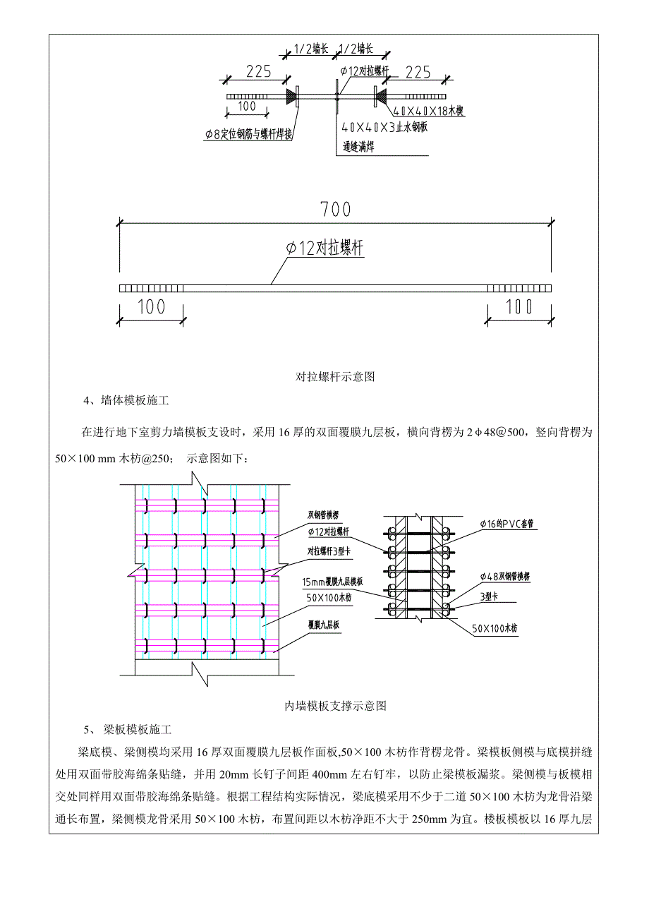 模板施工技术交底（附图）_第2页