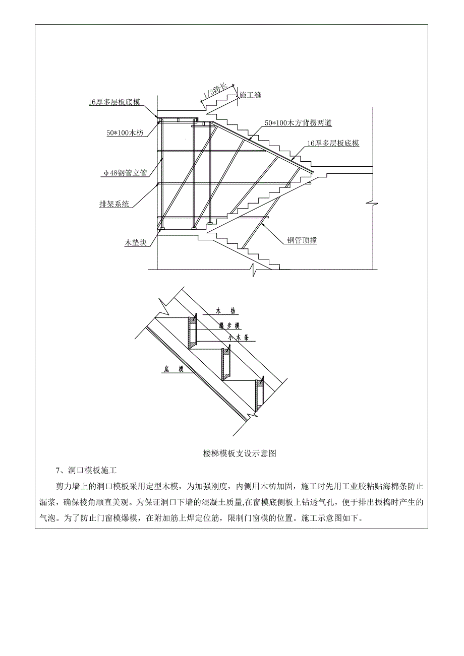 模板施工技术交底（附图）_第4页