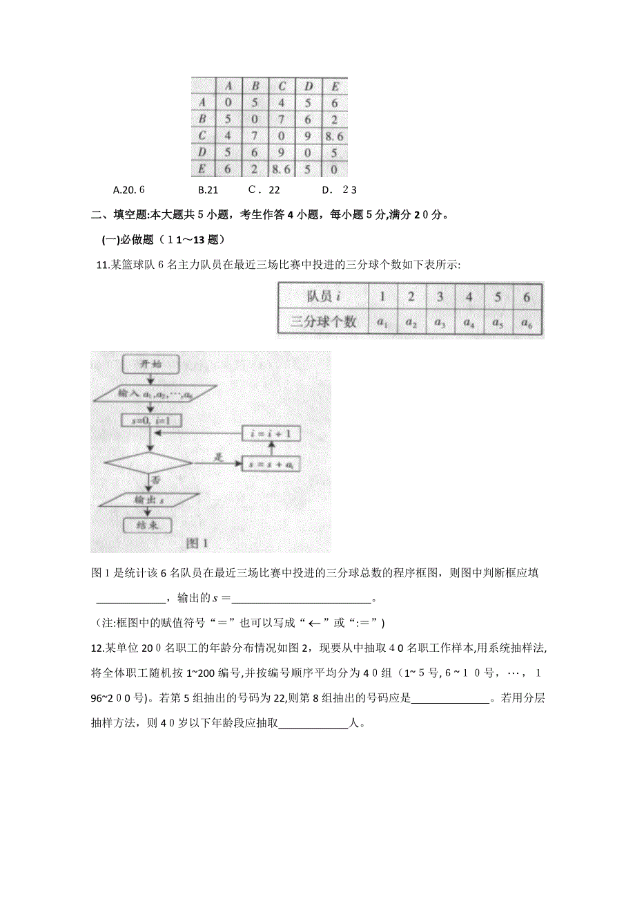 高考试题广东卷数学文版缺答案高中数学_第3页