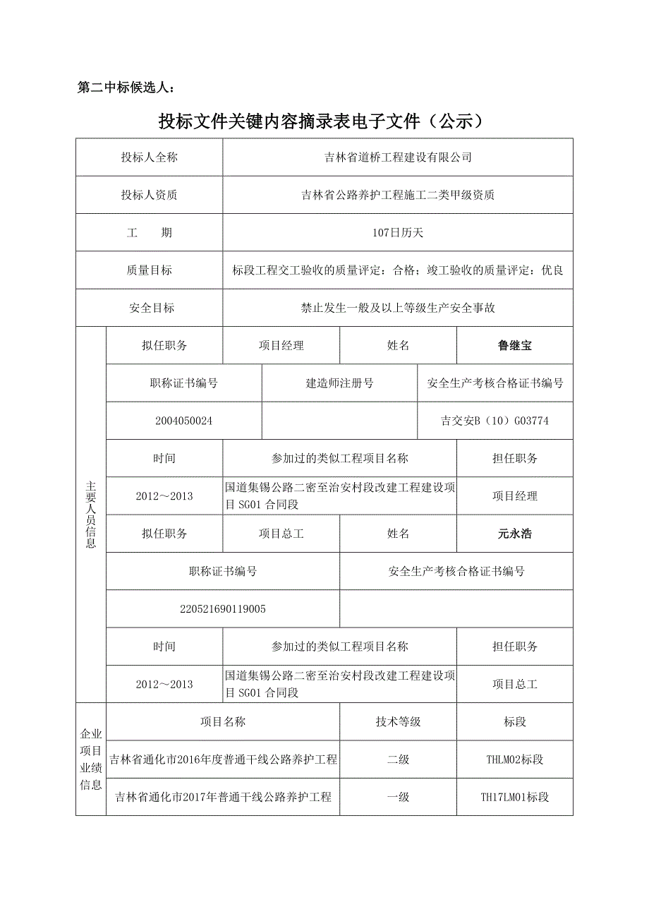 延边州国道鹤大公路敦化至沿江段路面改造工程施工招标_第2页