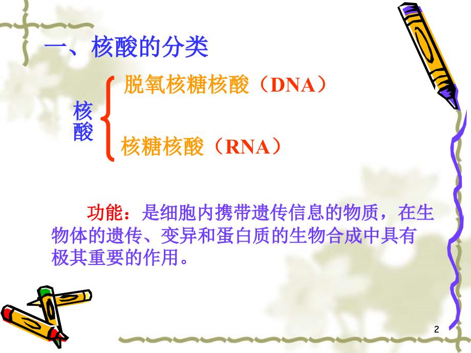 人教版教学课件分子与细胞第二章第3节核酸课件_第2页