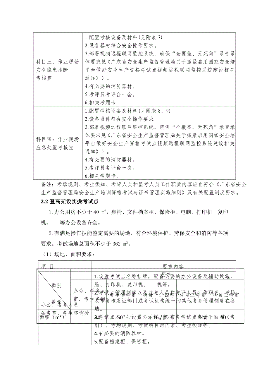 特种作业实际操作考试点建设施工方案_第3页