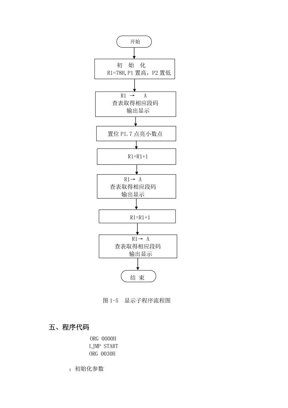 利用51单片机与ADC0809和数码管设计数字电压表_第5页