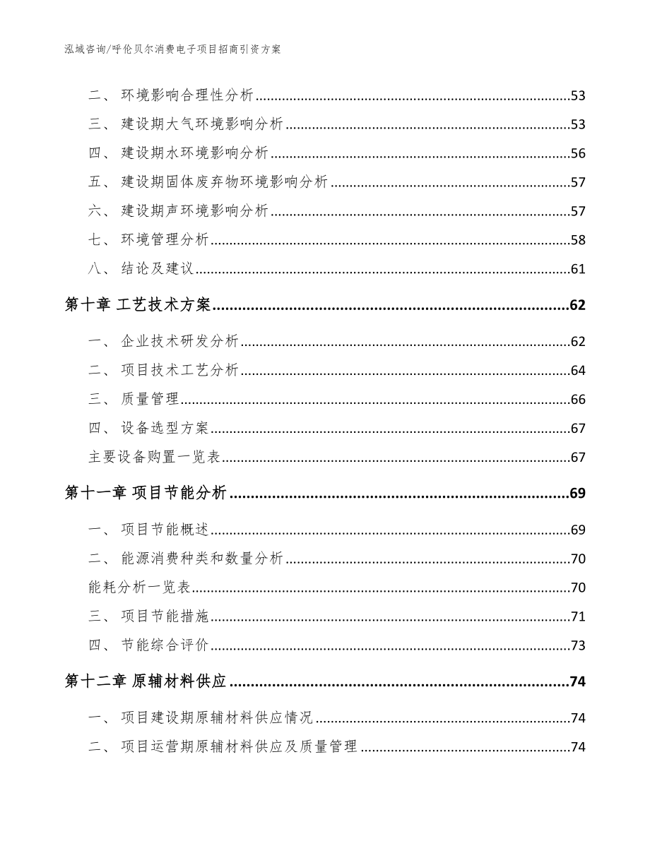 呼伦贝尔消费电子项目招商引资方案_第4页