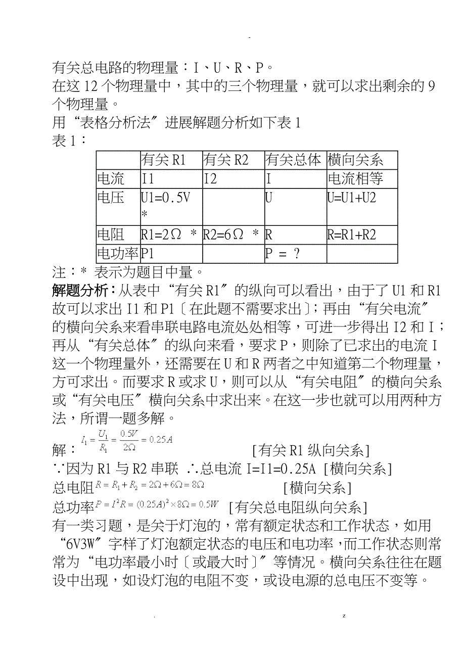 初中物理电路分析方法以及典型例题超级有用_第4页