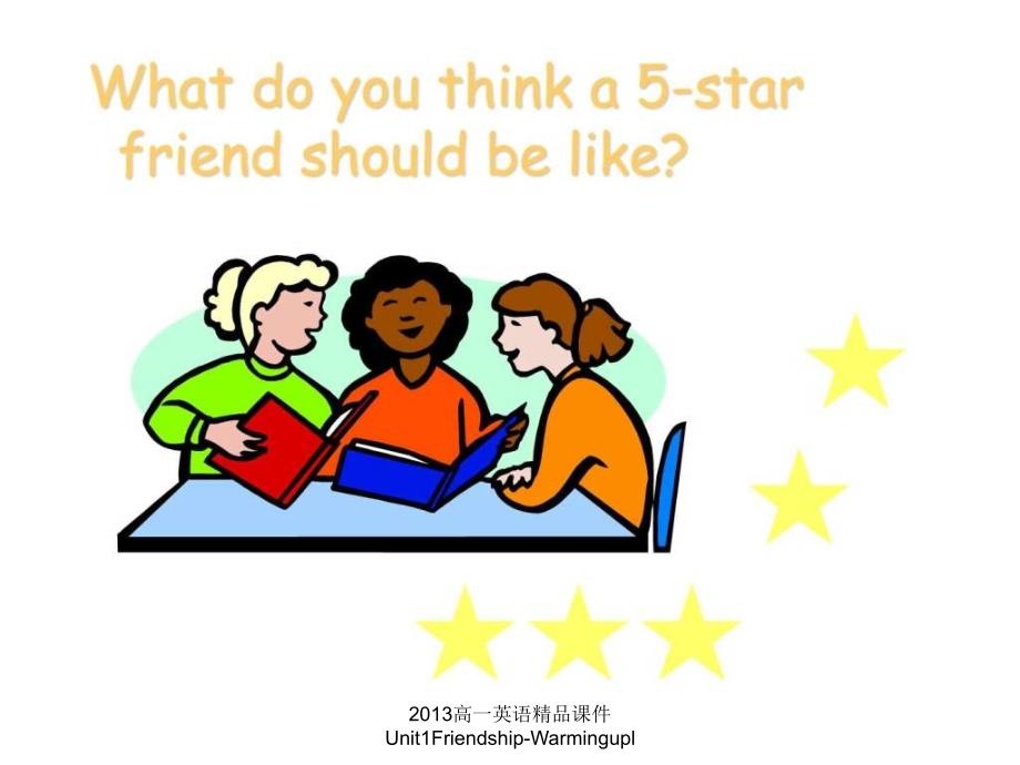 2013高一英语精品课件Unit1Friendship-Warmingupl课件_第2页