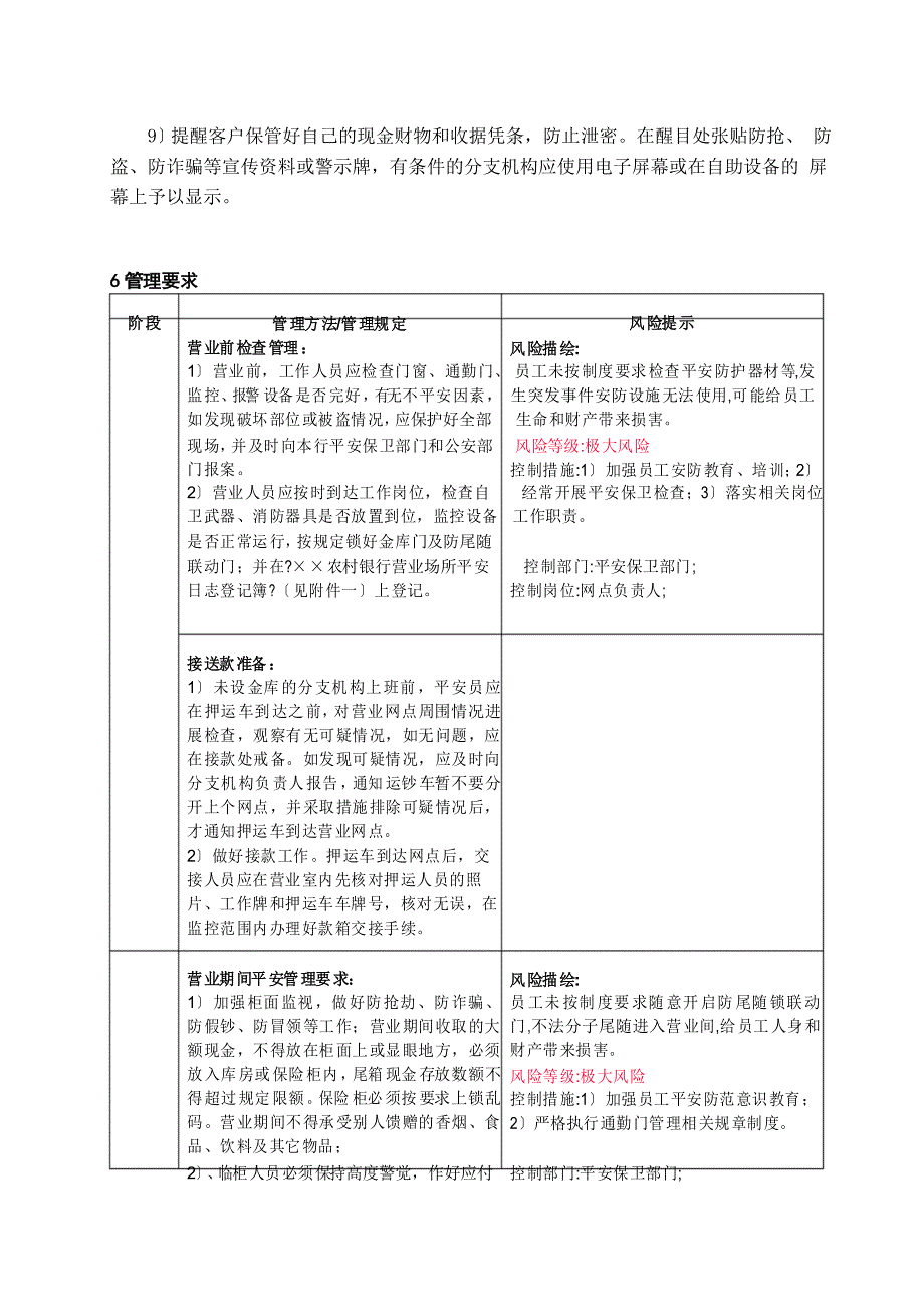 银行营业场所安全保卫管理办法_第3页