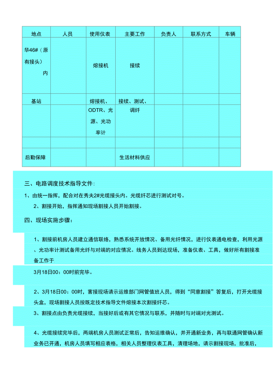 [yf]网络线路割接方案083_第2页