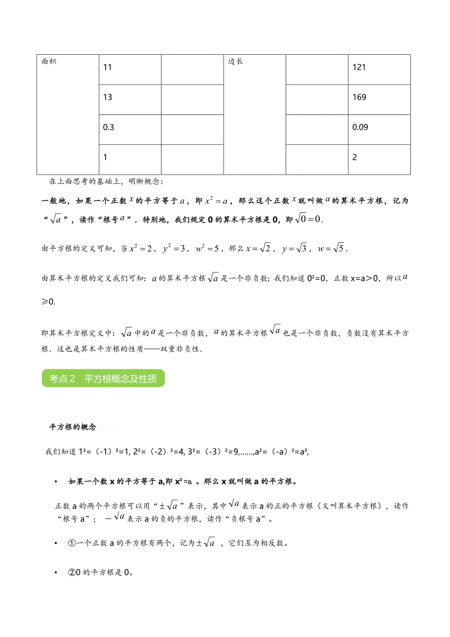 【BSD版秋季课程初二数学】第4讲：平方根_教案.docx_第4页