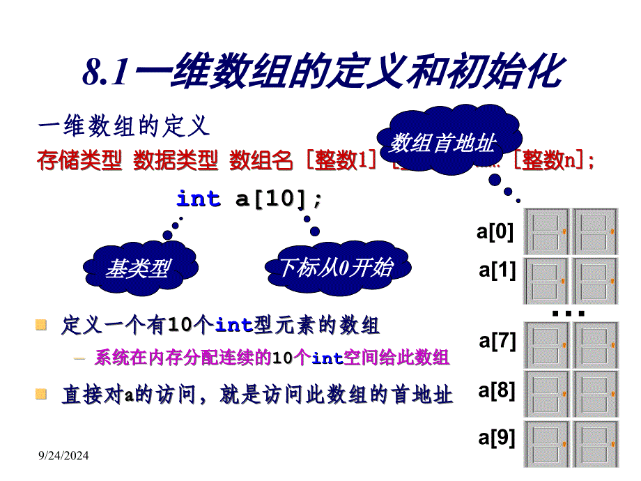 C语言程序设计PPT课件第8章数组_第4页