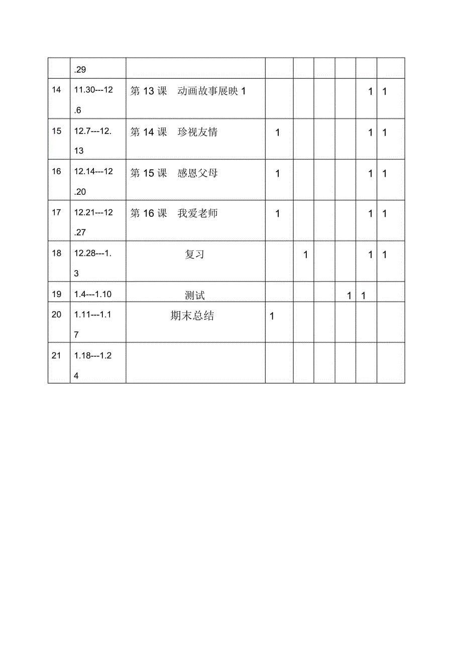 云南省实验教材五年级(上)信息技术教案._第5页