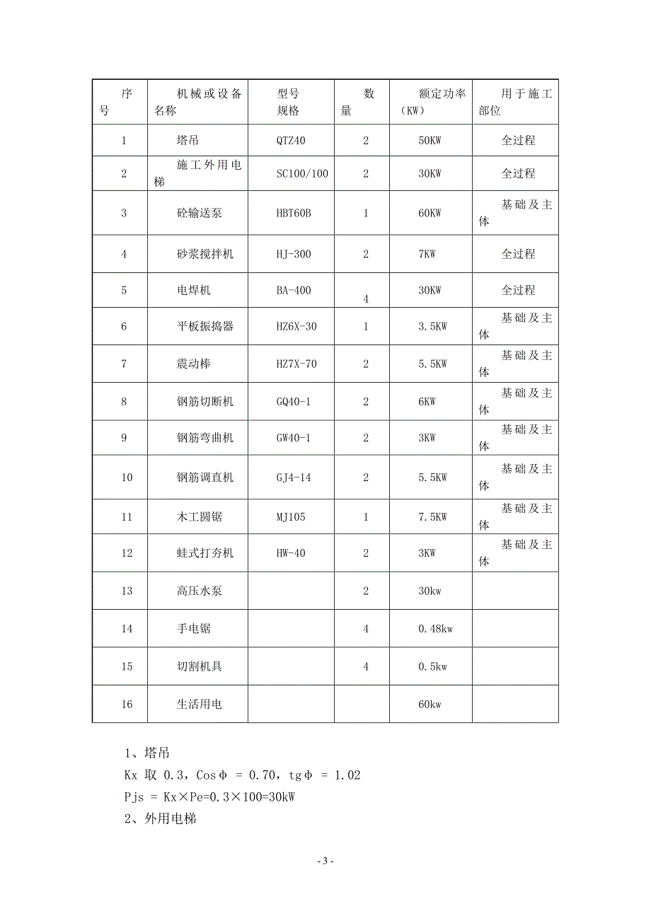 集资房建设项目临时用电施工组织设计_第3页