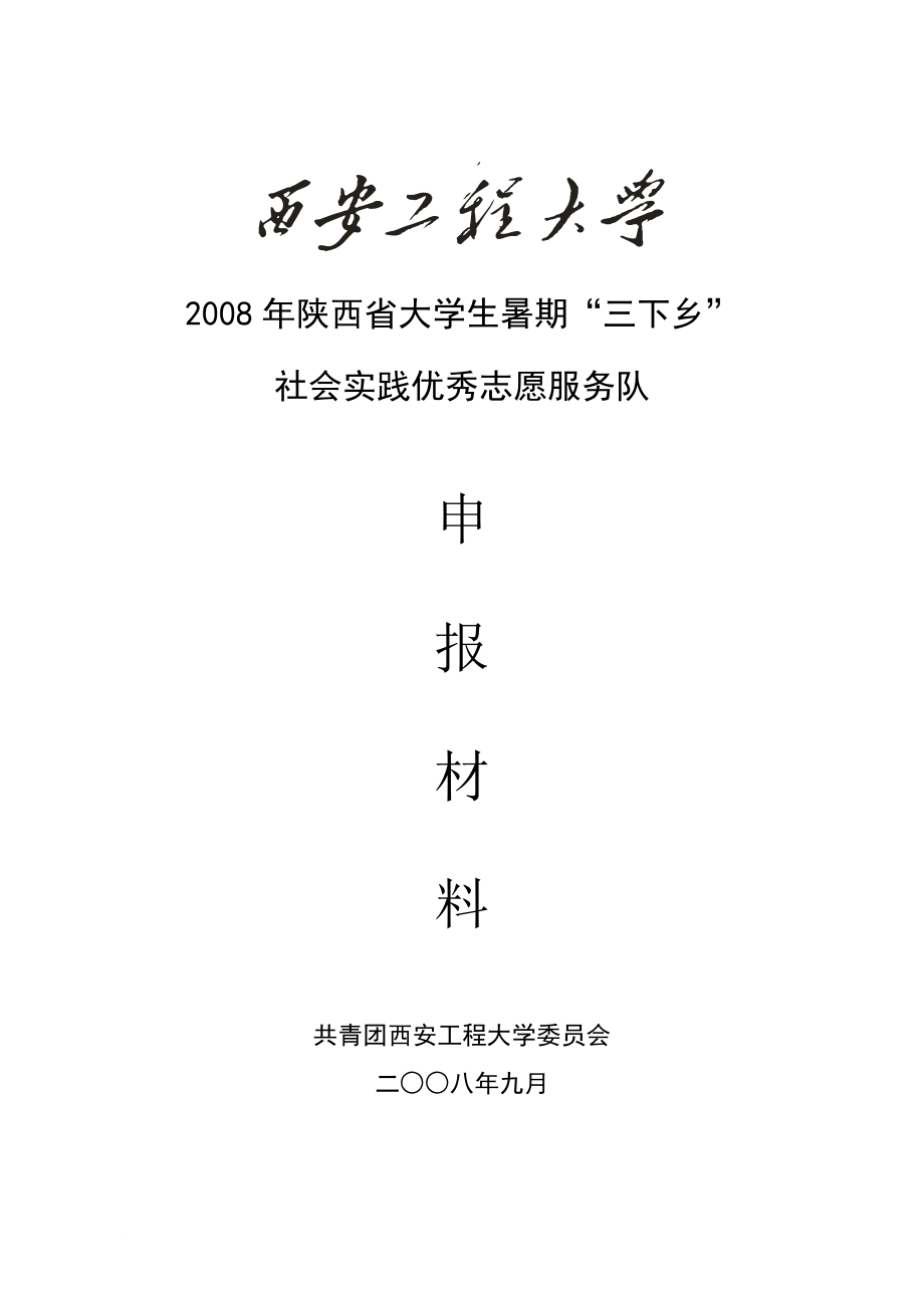 优秀实践团队总结材料样本年山阳镇安_第1页