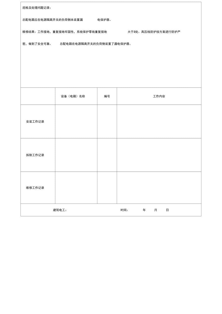 电工维修记录_第5页