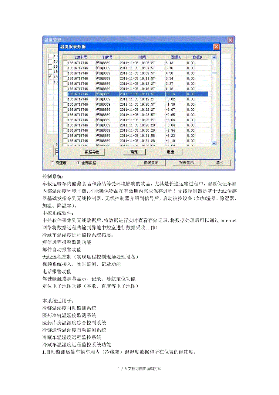 冷藏车温湿度远程监控系统解决方案_第4页