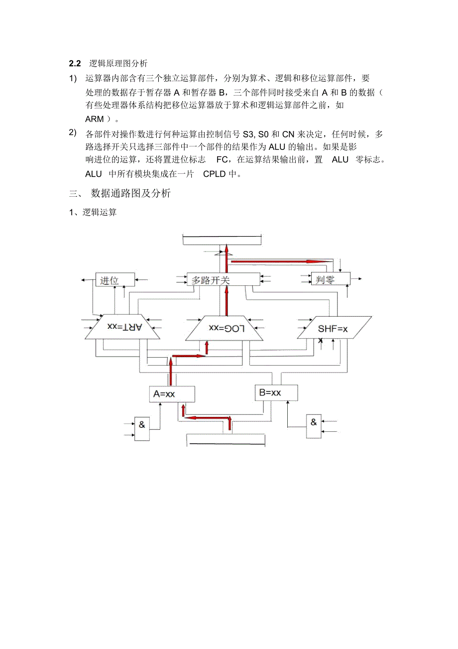 基本运算器实验模板_第3页