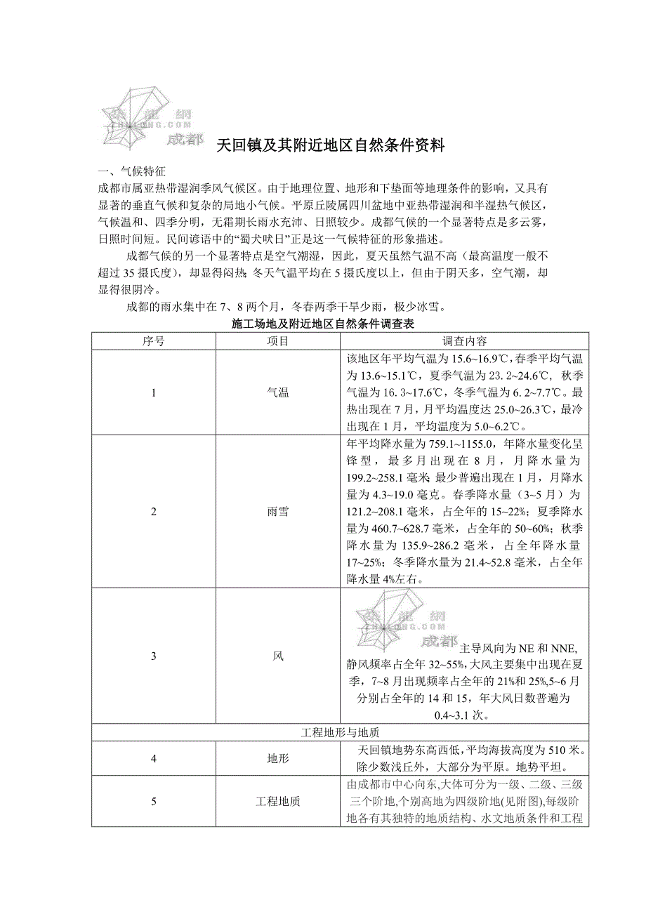 天回镇及其附近地区自然条件资料.doc_第1页