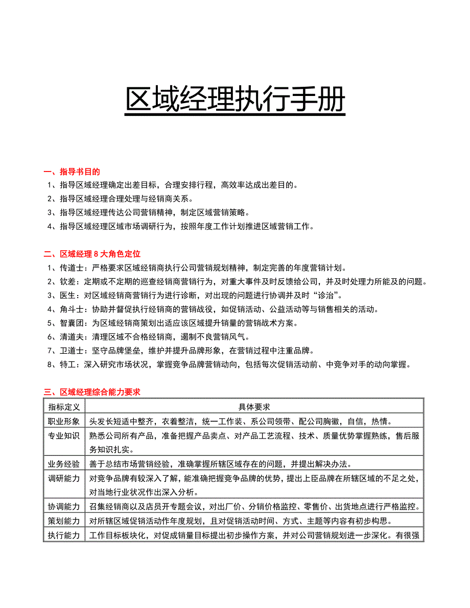 区域经理执行手册_第1页