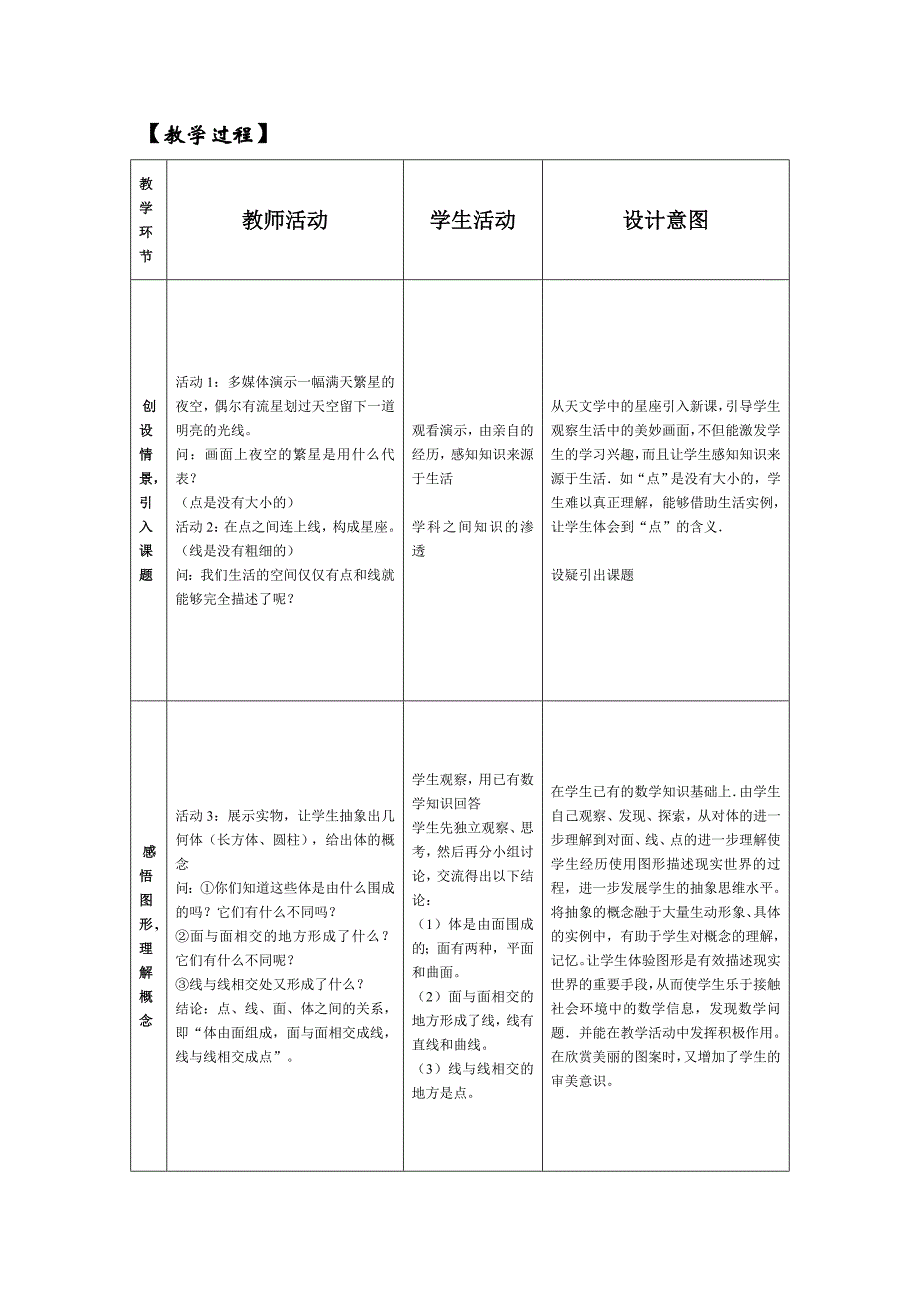 《点、线、面、体》教学设计_第2页