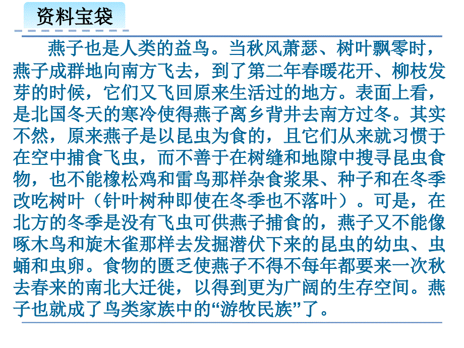 部编版三年级下册j精美ppt课堂教学课件12燕子_第4页