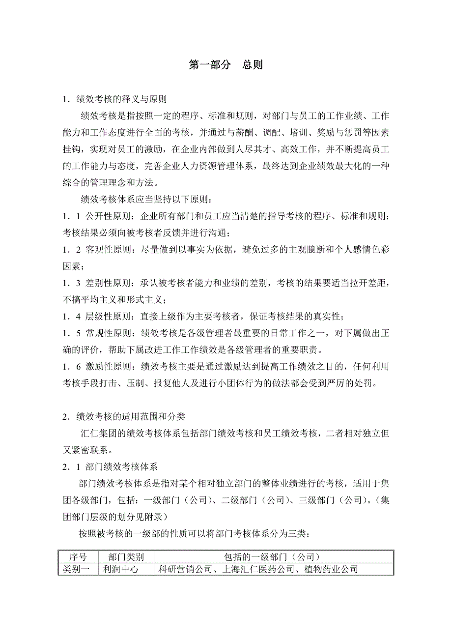 汇仁集团绩效考核管理办法_第3页