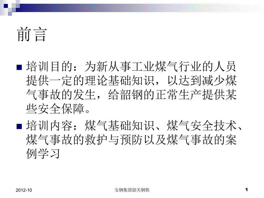 煤气安全技术培训梁前裕_第1页