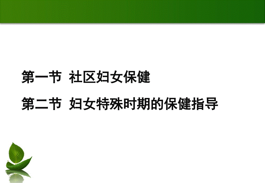 社区保健与预防社区妇女保健_第2页