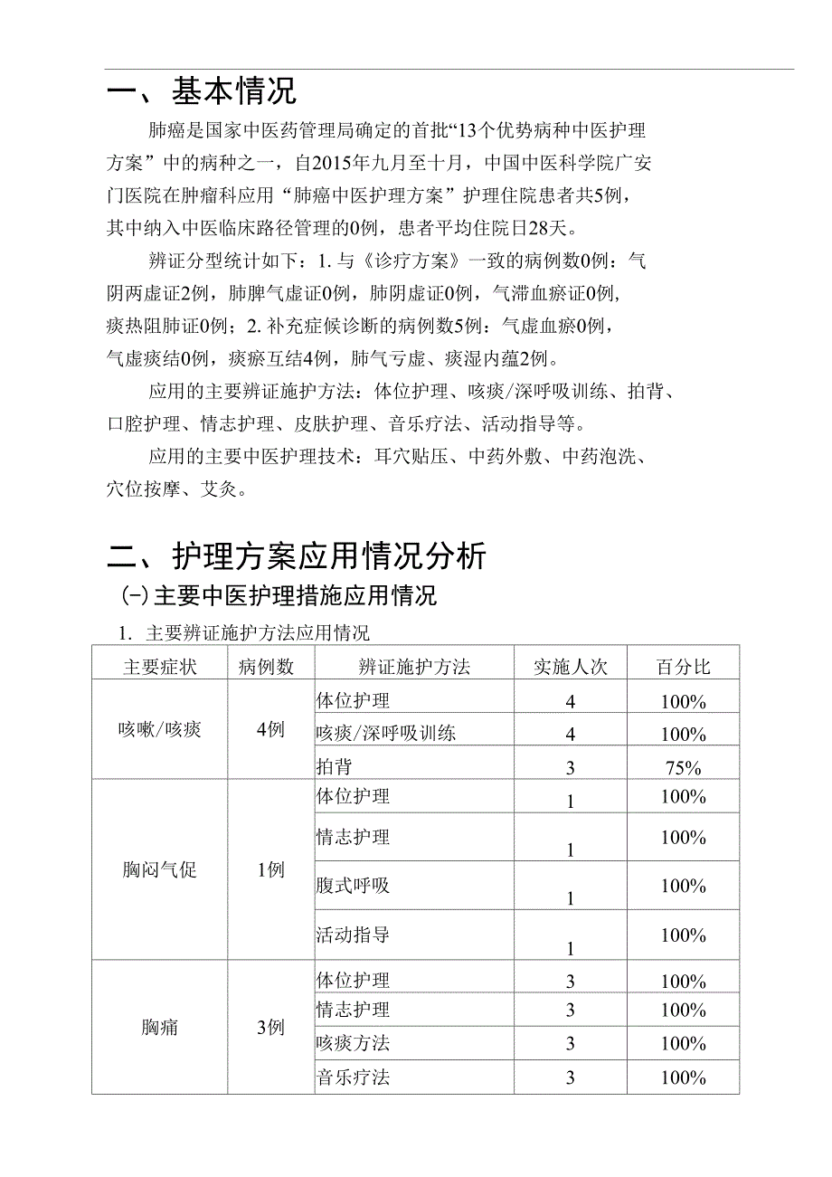 肺癌中医护理方案护理效果总结分析报告_第2页